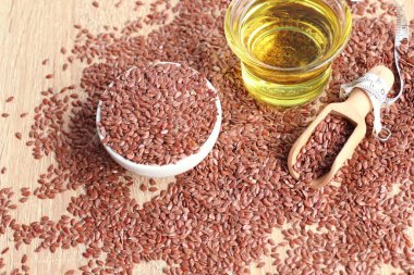 Keten tohumu yağı ile