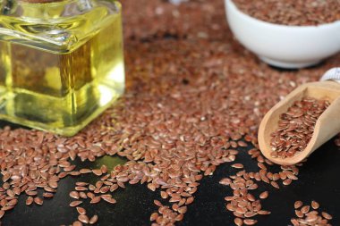 Keten tohumu yağı ile