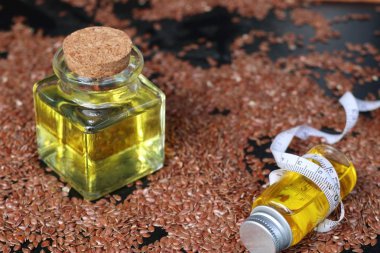 Keten tohumu yağı ile