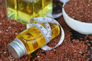 Keten tohumu yağı ile