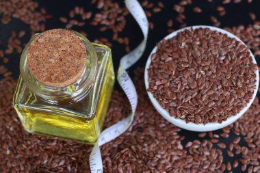 Keten tohumu yağı ile