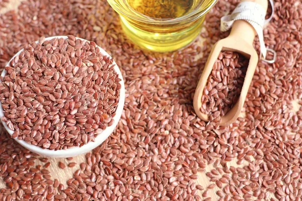 Keten tohumu yağı ile