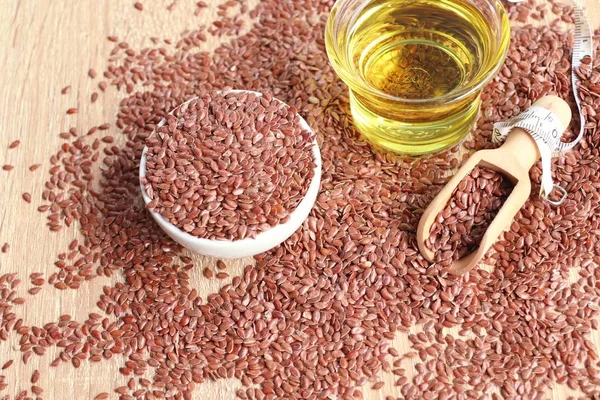 Keten tohumu yağı ile