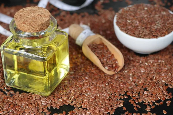 Keten tohumu yağı ile