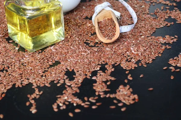 Keten tohumu yağı ile