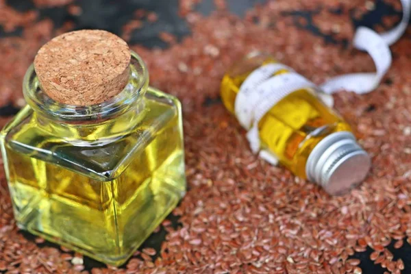 Keten tohumu yağı ile