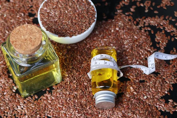 Keten tohumu yağı ile