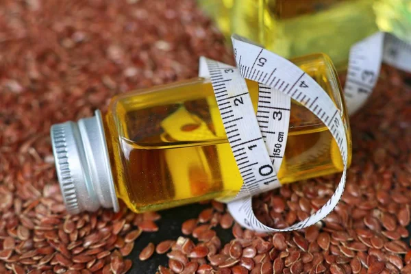 Keten tohumu yağı ile