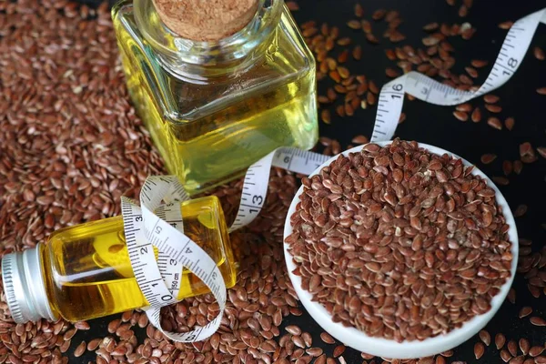 Keten tohumu yağı ile