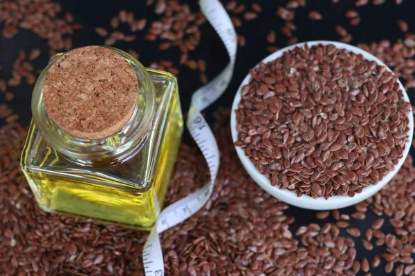 Keten tohumu yağı ile