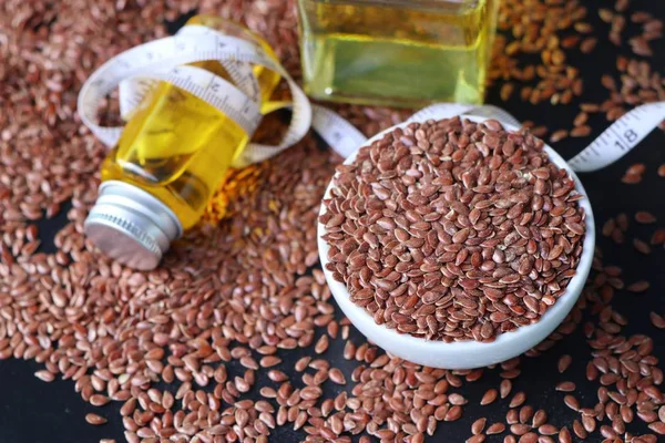 Keten tohumu yağı ile