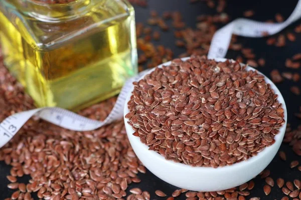 Keten tohumu yağı ile