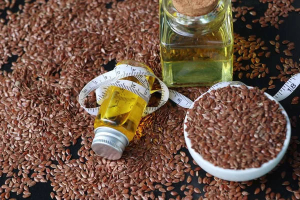 Keten tohumu yağı ile