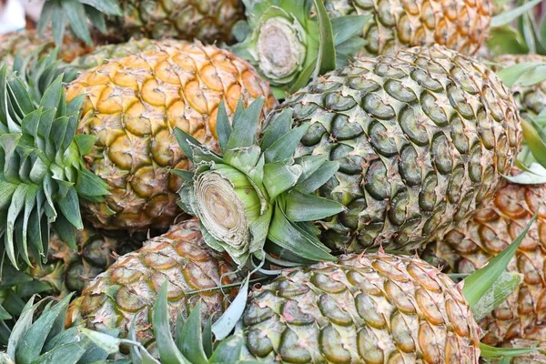 Pineapple at street food — Stock Photo, Image