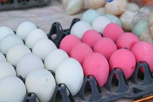 Salted egg and preserved egg — Stock Photo, Image