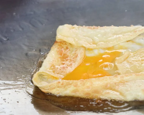 Fazendo de sobremesa roti doce — Fotografia de Stock