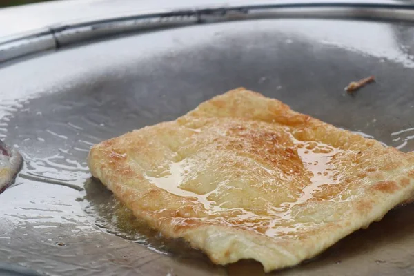 Desszert édes roti készítése — Stock Fotó