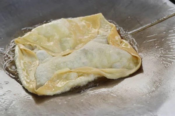 Maken van zoete dessert-roti — Stockfoto