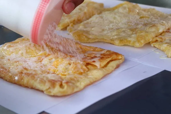 Preparazione del dolce roti dolce — Foto Stock