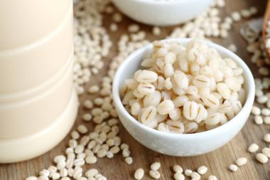 soya sütü ve arpa tohumu