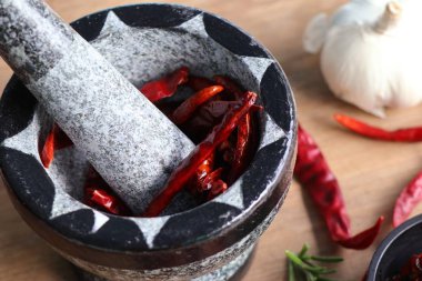 biber salça sarımsak ile