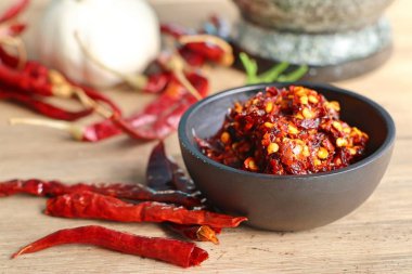 biber salça sarımsak ile