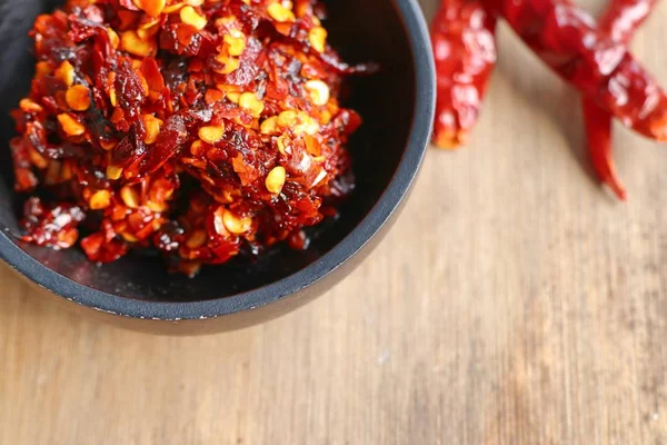 Chili paste with garlic — Stock Photo, Image