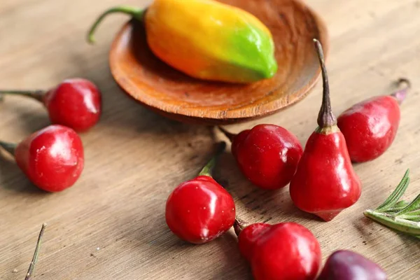 Pimentos picantes de pimenta vermelha — Fotografia de Stock