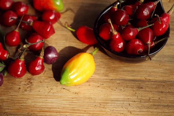 Pimentos picantes de pimenta vermelha — Fotografia de Stock