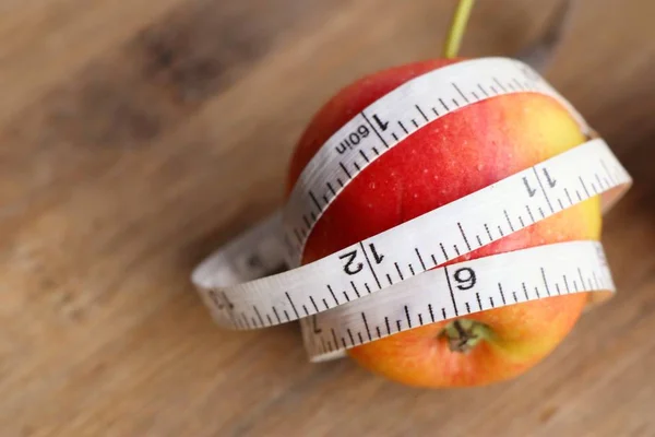 Rött sött äpple frukt — Stockfoto