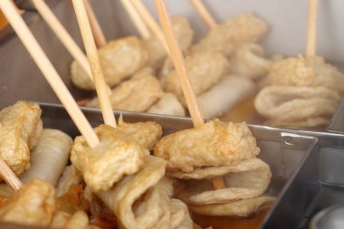 Balık köftesi Korece sokak gıda