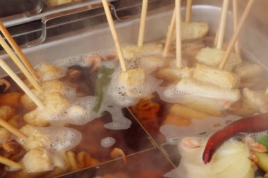 Balık köftesi Korece sokak gıda