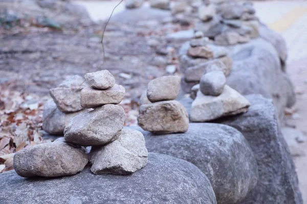 Montón de piedras zen — Foto de Stock