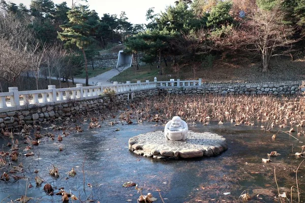 Naksansa chrám v Jižní Koreji — Stock fotografie