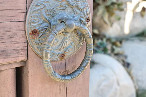 Door handles in korean traditional — Stock Photo, Image