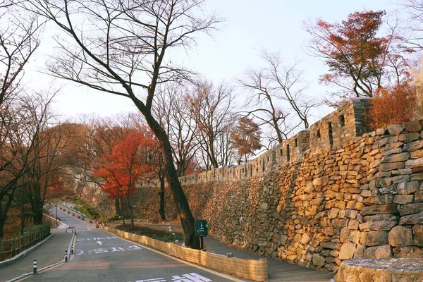 Strada sfocata nel sud della Corea — Foto Stock