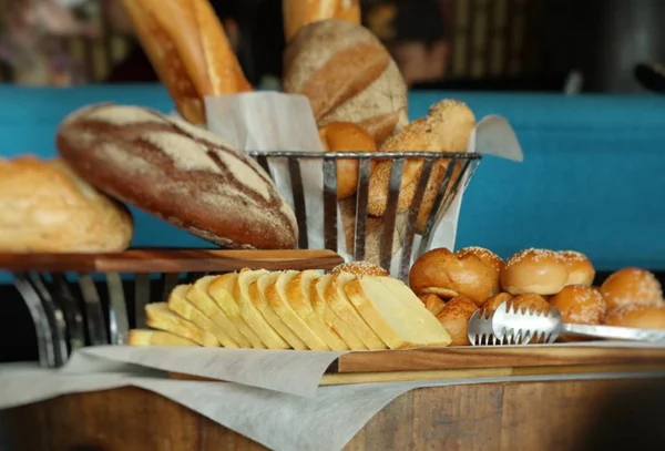 Pane saporito una panetteria — Foto Stock