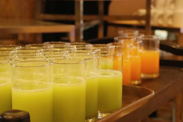 Sweet juice in the hotel — Stock Photo, Image