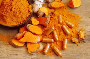 Toz zerdeçal kapsül