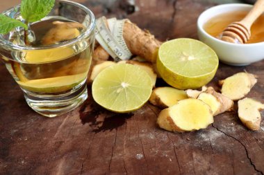 Tatlım limonlu zencefil çay