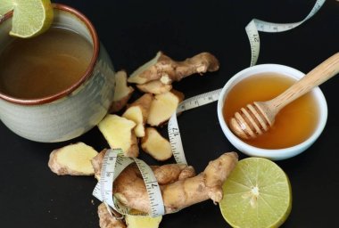 Tatlım limonlu zencefil çay