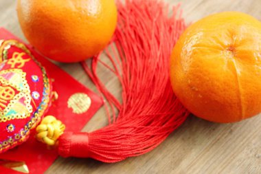 Çin yeni yılı dekorasyon turuncu meyve