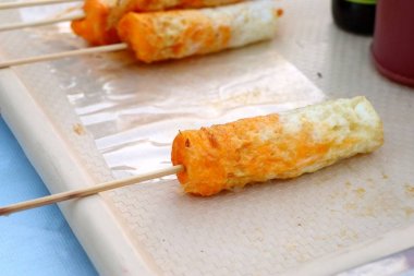 Omlet sokak gıda Tay rulo