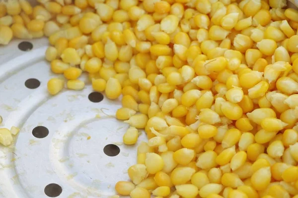 Corn bake butter steamed — Stock Photo, Image