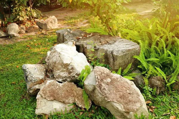 Stenen voor tuin decoratie — Stockfoto