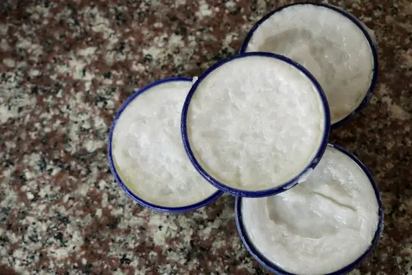 Thai desszert kókuszos puding — Stock Fotó