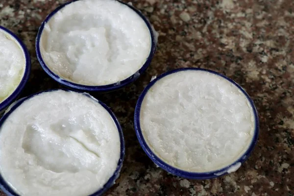 Thai desszert kókuszos puding — Stock Fotó