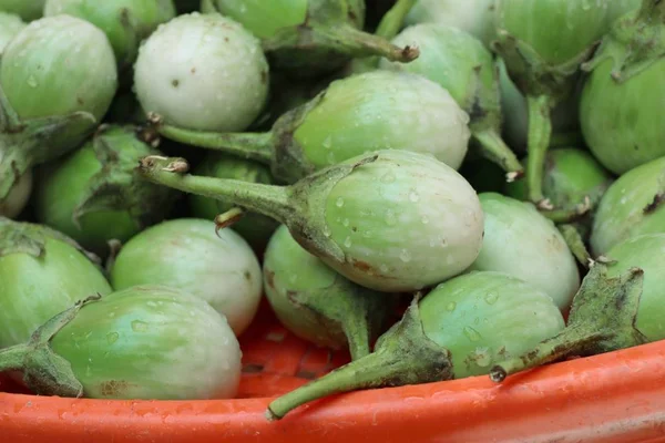 Eggplant at street food — Stock Photo, Image