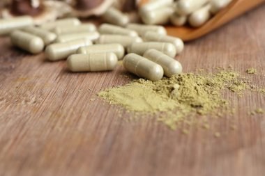 Moringa kapsül ile kurutulmuş