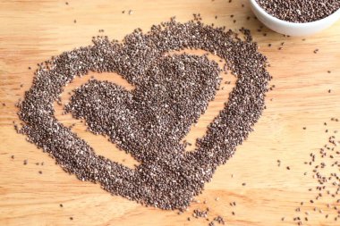 Yığın organik chia tohum